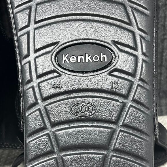 NEW Kenkoh Hanako Acupuncture Massage Sandals Comfort Black Mens 13 US main image 5